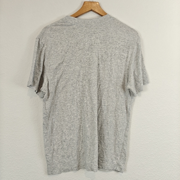 SKIMS Short Sleeve Relaxed T-shirt In Light Heather Grey Size XS - Picture 9 of 9